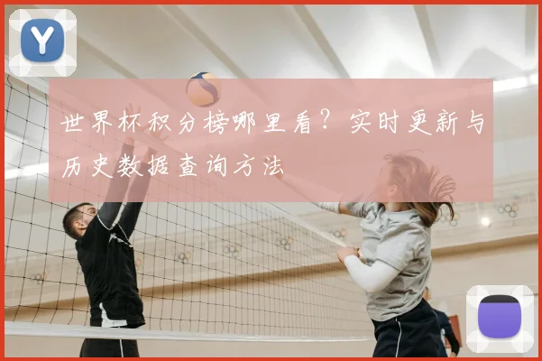 世界杯积分榜哪里看?实时更新与历史数据查询方法